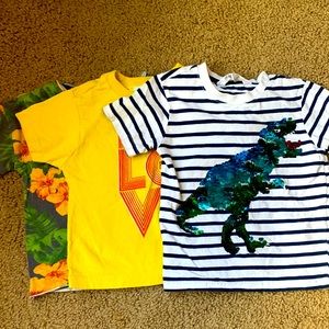 Lot of 3 Boy Short Sleeve Tees: Perfect Spring + Summer Camp Bundle